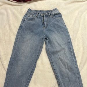 shein blue denim jeans